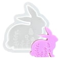 thumbnail image 1 of Silicone Moulds Easter DIY Rabbit Silicone Mould Easter Casting Moulds Silicone Easter Casting Moulds Silicone Spring Silicone Mould Spring Casting Mould Spring Decoration Crafts Manicure Mat Silicone, 1 of 7