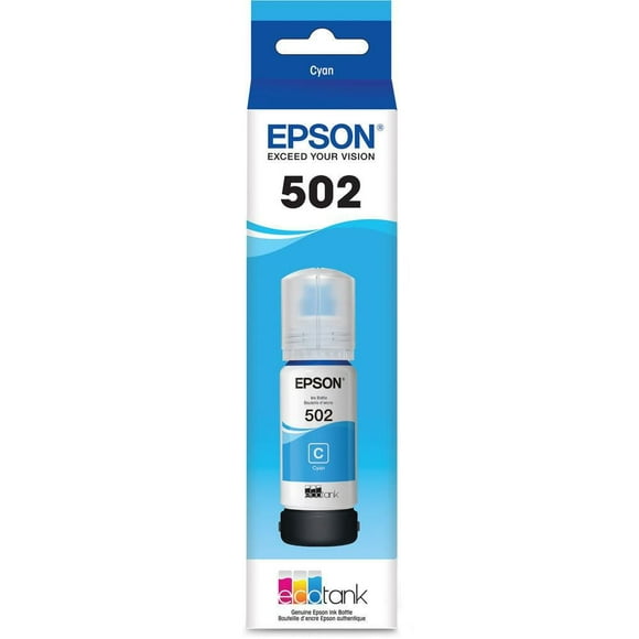 Epson T502 Dye Ink Bottle with Sensormatic