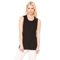 thumbnail image 1 of The Bella + Canvas Ladies Flowy Scoop Muscle Tank Top - BLACK - XL, 1 of 3