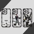 thumbnail image 2 of Funda de teléfono transparente e-euphoria para iPhone 16, 15, 14, 13, 12, 11, Mini Pro Max, X, XR, XSMax, 7, 8 Plus, SE20, 2 of 5