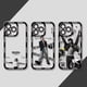 thumbnail image 2 of Funda de teléfono transparente e-euphoria para iPhone 16, 15, 14, 13, 12, 11, Mini Pro Max, X, XR, XSMax, 7, 8 Plus, SE20, 2 of 5