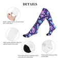 thumbnail image 5 of Sikiie White Skull Flower 1 Pairs Compression Socks for Men and Women 15-20 mmHg Running Support Socks, 5 of 7