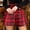 Red, variant on Tennis Skirts for Women's Summer A-Line Skirt with Lattice Print for Casual Wear Red S
