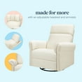 thumbnail image 3 of DaVinci Suzy Flex Recliner and Swivel Glider | Adjustable Headrest and Armrests, 3 of 7
