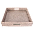 thumbnail image 3 of Artifacts Rattan™ Square Serving Ottoman Trays with Glass Insert, 3 of 3
