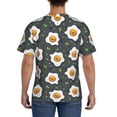 thumbnail image 3 of Qekee Cute Poached Eggs Classic Fit T-Shirt Men's Shirt Men's Tight Short Sleeves for Exercise, Running, Mountaineering - Cute Poached Eggs, 3 of 9