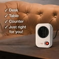 thumbnail image 6 of Lasko 101 MyHeat 200W Portable Electric Ceramic Space Heater (4 Pack), 6 of 10