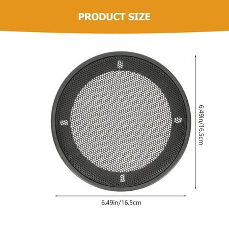 

2Pcs Speaker Net Cover Car Speaker Cover Subwoofer Modification Net Cover