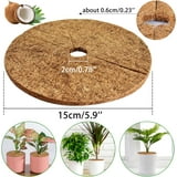 3 Pcs Coconut Fibers Mulch Ring Tree Protector Mat, Coco Coir Tree ...