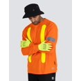 thumbnail image 2 of Forcefield Retro Safety Cotton Long Sleeve Tee With Reflective Arm Striping, 2 of 8