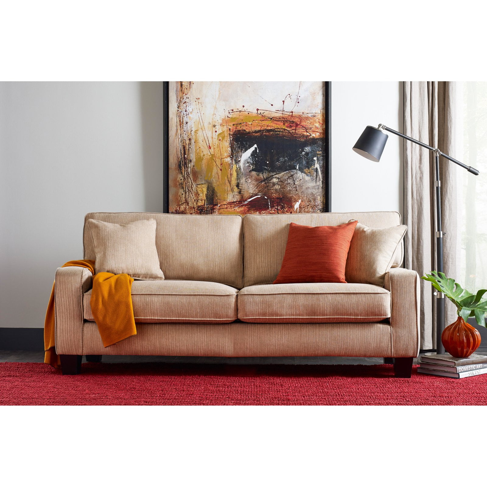 Serta Palisades 73" Sofa in Beige