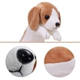 thumbnail image 2 of Estuche para lápices con diseño de animales de peluche y perro para adolescentes y neceser, 1 paquete, color marrón y blanco., 2 of 7