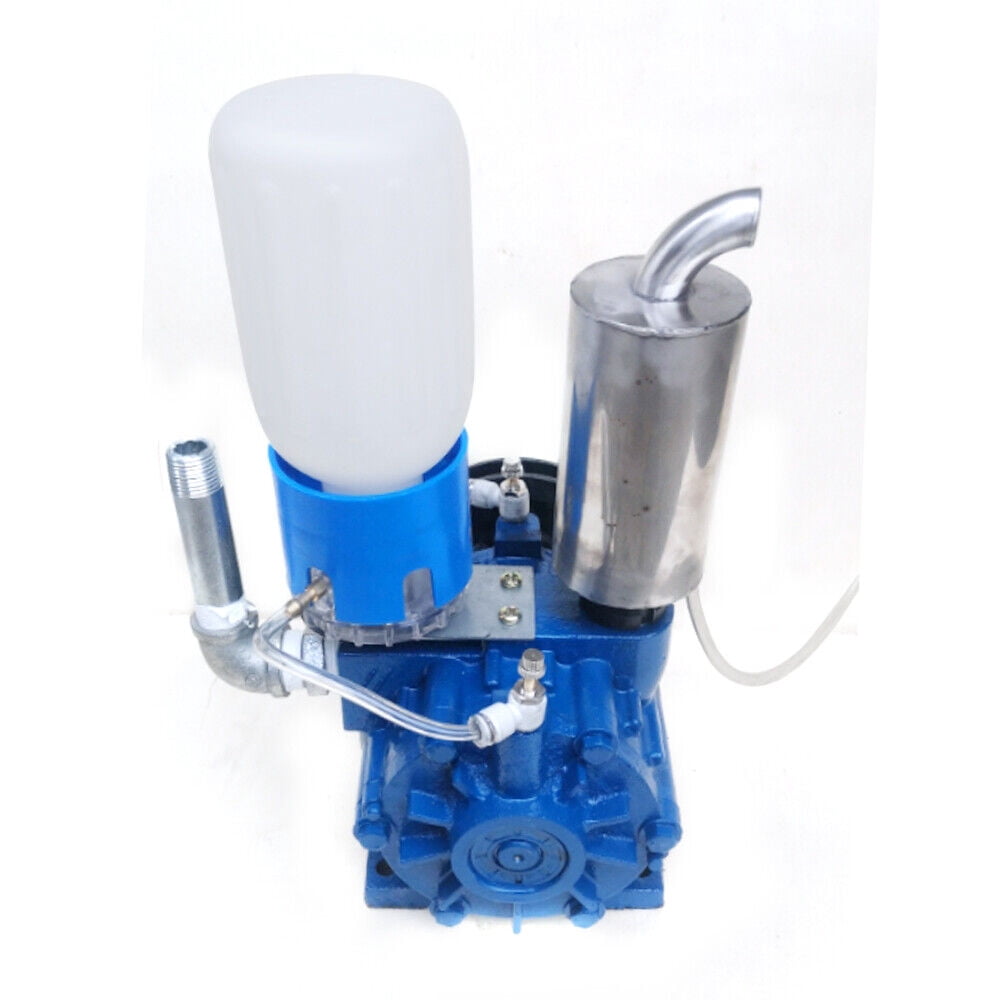 Fichiouy Electric Milking Machine Barrel Cow Milker Portable Vacuum Pump Bucket 1440 r/min 110V