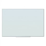 Floating Glass Ghost Grid Dry Erase Board, 36 X 24, White