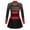 Black&Red, variant on Girls Cheer Leader Costume Halloween Cosplay Dress Up Long Sleeve Rhinestone Dance Dress Black&Red 10