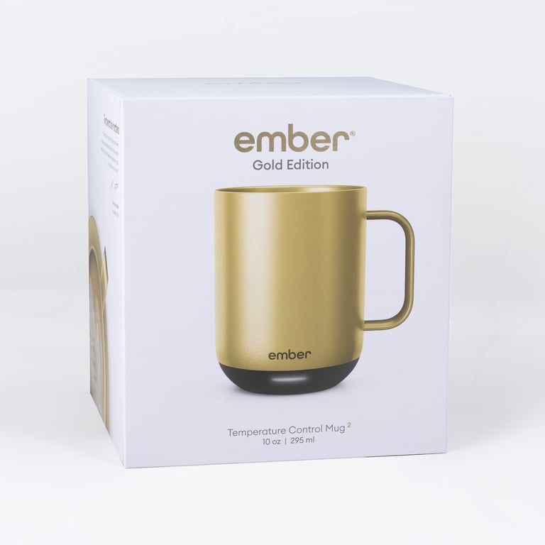Ember Temperature Control Smart Mug 2, 10 oz, Gold, up to 1.5-hr