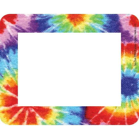 UPC: 0612086015030 | Barker Creek Tie-dye Name Tag 3 1/2  W x 2 3/4  D 45/Pack LL1503
