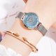 thumbnail image 4 of Reloj de pulsera de cuarzo con esfera de aleación simple para mujer de moda de ocio (azul), 4 of 4