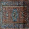 thumbnail image 1 of Ahgly Company Indoor Square Persian Light Blue Traditional Area Rugs, 4' Square, 1 of 4