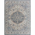 thumbnail image 2 of Hauteloom Hiti Hallway, Kitchen Machine Washable Runner Rug - Traditional Oriental Medallion Carpet - Blue, Orange, Gray, Beige, Cream - 2'7" x 7'3", 2 of 7