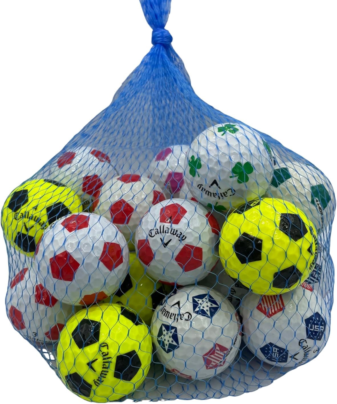 Golf Ball Planet - Callaway Chrome Soft Truvis Mix Recycled Golf Balls 24 Pack (4A/Near Mint)