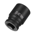 thumbnail image 3 of 4 Point Square Socket 1/2" Drive 16mm Metric CR-MO Square Impact Wheel Socket, 3 of 7