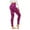 Hot Pink, variant on Mgmyaa Women's Highlight Print Yoga Leggings Adjustable Waist Stretchable Full Length