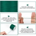 thumbnail image 6 of 115 Yards 0.5mm Waxed Threads Green Waxed Polyester Cord Waxed Beading String Twine Wax Cord for Bracelet Necklaces Dreamcatcher Jewelry Making Macrame Supplies Sewing Project, 6 of 9