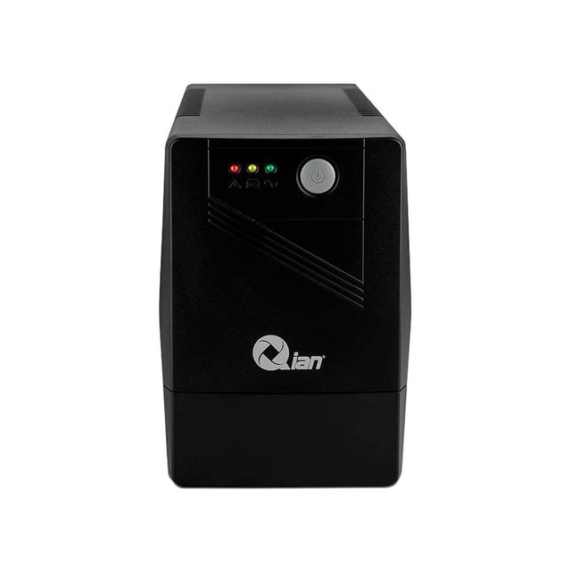Batería de Respaldo Qian QEI-500V-01, 500VA 300Watts con 4 Qian QEI-500V-01