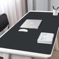 thumbnail image 1 of Gran almohadilla de ratón portátil de doble cara consola de juegos impermeable Pu almohadilla de mesa de cuero computadora almohadilla de ratón cubierta de mesa de teclado 80 * 40 cm, 1 of 5