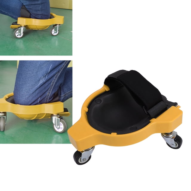 Genouillère Roulante en Matériau ABS de Qualité Supérieure, Roulettes Rotatives pour Genouillère Roulante Roues pour Genoux, Confortable et