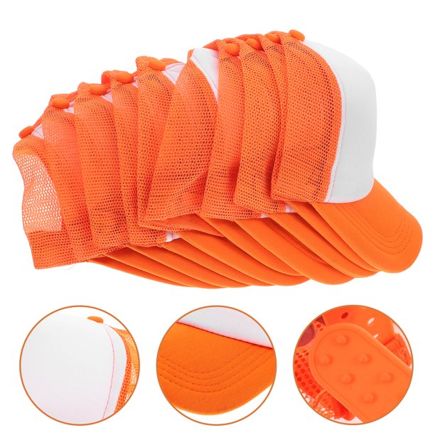 unbranded 10Ud Gorras De Malla De Béisbol Para Sublimación Fácil Y Resistente Uso Diario