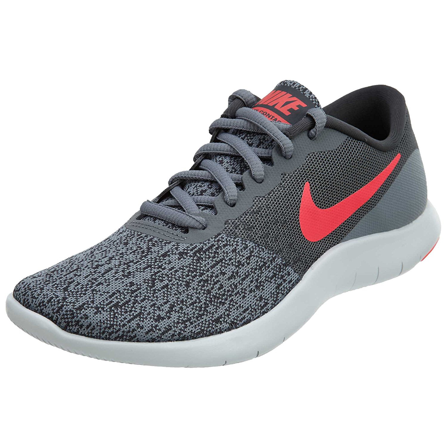 Nike - NIKE WOMENS FLEX CONTACT SHOES COOL GREY SOLAR RED ANTHRACITE ...