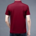 thumbnail image 4 of Iugvhana Mens Zipper Polo Shirts Short Sleeve Moisture Wicking Outdoor Golf Shirt Collared Athletic Tennis Polo Wine XL, 4 of 4