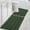 Bronze Green, variant on Bathroom Rugs Bath Rugs for Bathroom Non Slip Bath Mats Extra Thick Chenille Striped Rug 17" x 24" Absorbent Soft Shaggy Washable Dry Fast Bath Mats for Bathroom Floor - Ivory
