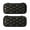 Black, variant on Luxury Leather Texture, Carrying Case For Nintendo Switch & OLED Version, Eva Lightweight Shockproof Protective Pouch Case for Game Console & Accessories with 10 Game Card Slot & Wristband, White