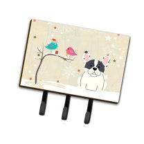 Christmas Presents between Friends French Bulldog - Piebald Leash or Key Holder