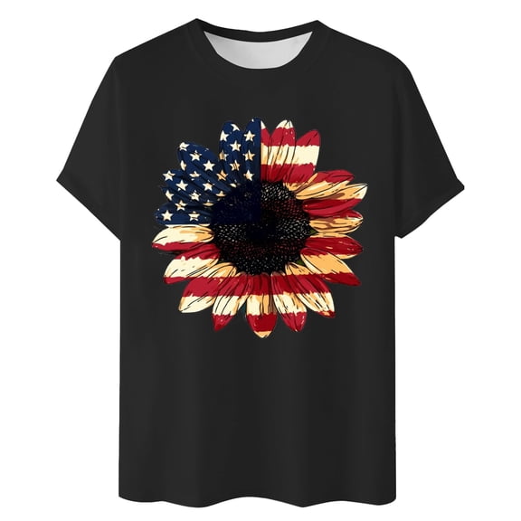 PIOMLL Tshirts Shirts for Men Relaxed Fit Short Sleeve Round Neck Summer Fashion Print Black Casual Fall Tops 2XL