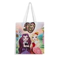 thumbnail image 1 of Ever After High Bolso de tela con estampado de lienzo para mujer, bolsa de compras reutilizable y estética, con cremallera interior, regalo para mujer, 35 × 40 cm., 1 of 6
