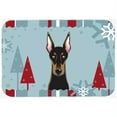 thumbnail image 2 of Carolines Treasures BB1741CMT Winter Holiday Doberman Kitchen & Bath Mat, 20 x 30, 2 of 2