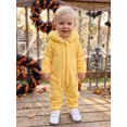 thumbnail image 6 of RUINIXCW Toddler Baby Costume Romper Cute Animal Long Sleeve Hooded Zipper Jumpsuit, 6 of 8