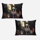 thumbnail image 2 of Juego de cama de tres piezas Pesadilla antes de Navidad, edredón cálido y cómodo, ropa de cama suave, regalo de Navidad para niños y adultos, dos fundas de almohada, una funda de edredón, 2 of 6