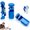 Blue, variant on Aluminum Stair Gauge Clamp - Framing Jig for Speed Square, Stair Gauges for Framing Square, Speed Square Framing Jig for Carpentry Squares Stair and Rafter Gauge Clamps