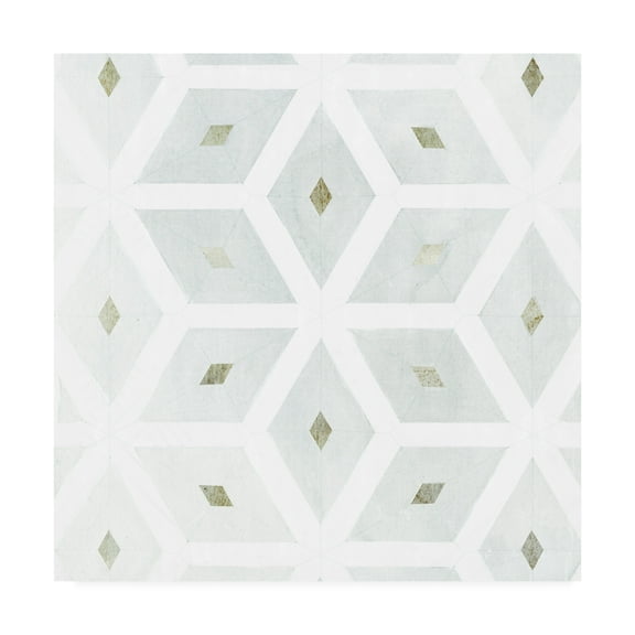 Trademark Fine Art 'Sea glass Tiles I' Canvas Art by Victoria Borges