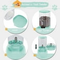 thumbnail image 4 of Automatic Feeder for Small and Medium-Sized Pets Automatic Feed and Watering Set 3.8l, Travel Feeder and Water Dispenser for Dogs, Cats, Pets, Animals, 4 of 7