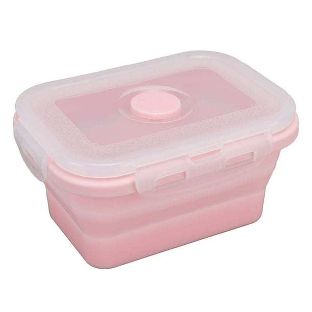Contenedor de silicona Jadeshay Contenedor plegable para almacenar alimentos apto para microondas