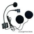 thumbnail image 5 of LIANXUE Motorcycle Half Hooded Helmets Microphone with Type C Connectors and Double 32Ω Speakers Omnidirectional Earphone Mic, 5 of 7