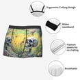 thumbnail image 5 of Rateoe Flower Butterfly Skull Couple Mens Boxer Briefs Poly Spandex Performance Boxer Briefs Underwear Hem Boxer Briefs - X-Large, 5 of 8
