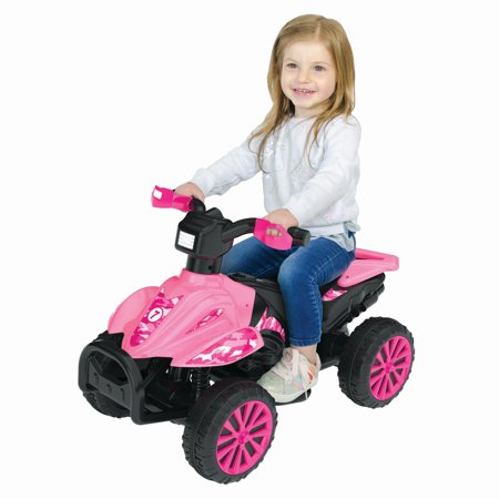 Kalee 6 Volt Pink Camo Quad Adventure ATV