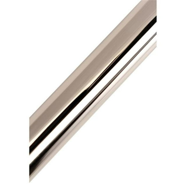 72 Po. Tube en Acier Inoxydable Ajustable Edenscape Americana pour Tringle de Rideau de Douche, Chrome Poli
